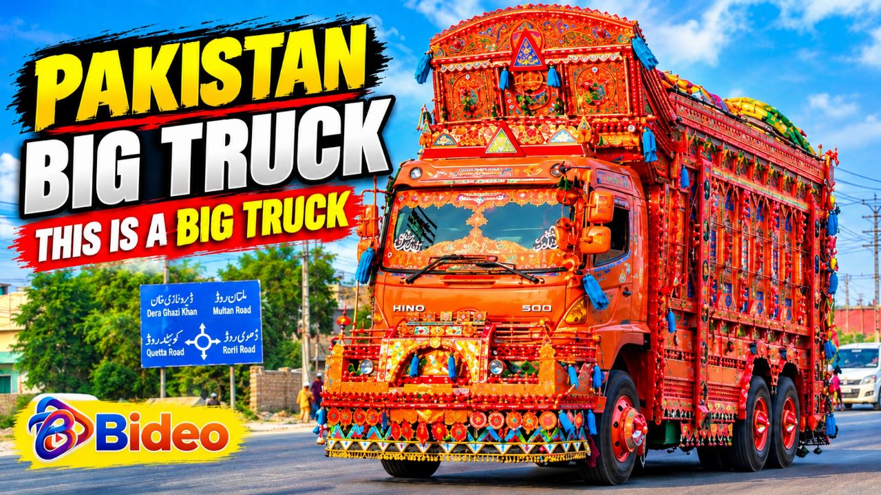Pakistan’s Biggest Decorated Trucks & Highway Action 🇵🇰🔥 | Dera Ghazi Khan | GTV Mustafa