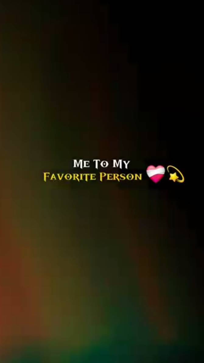 FOR YOUR FAVORITE PERSON  ❤️❤️❤️❤️