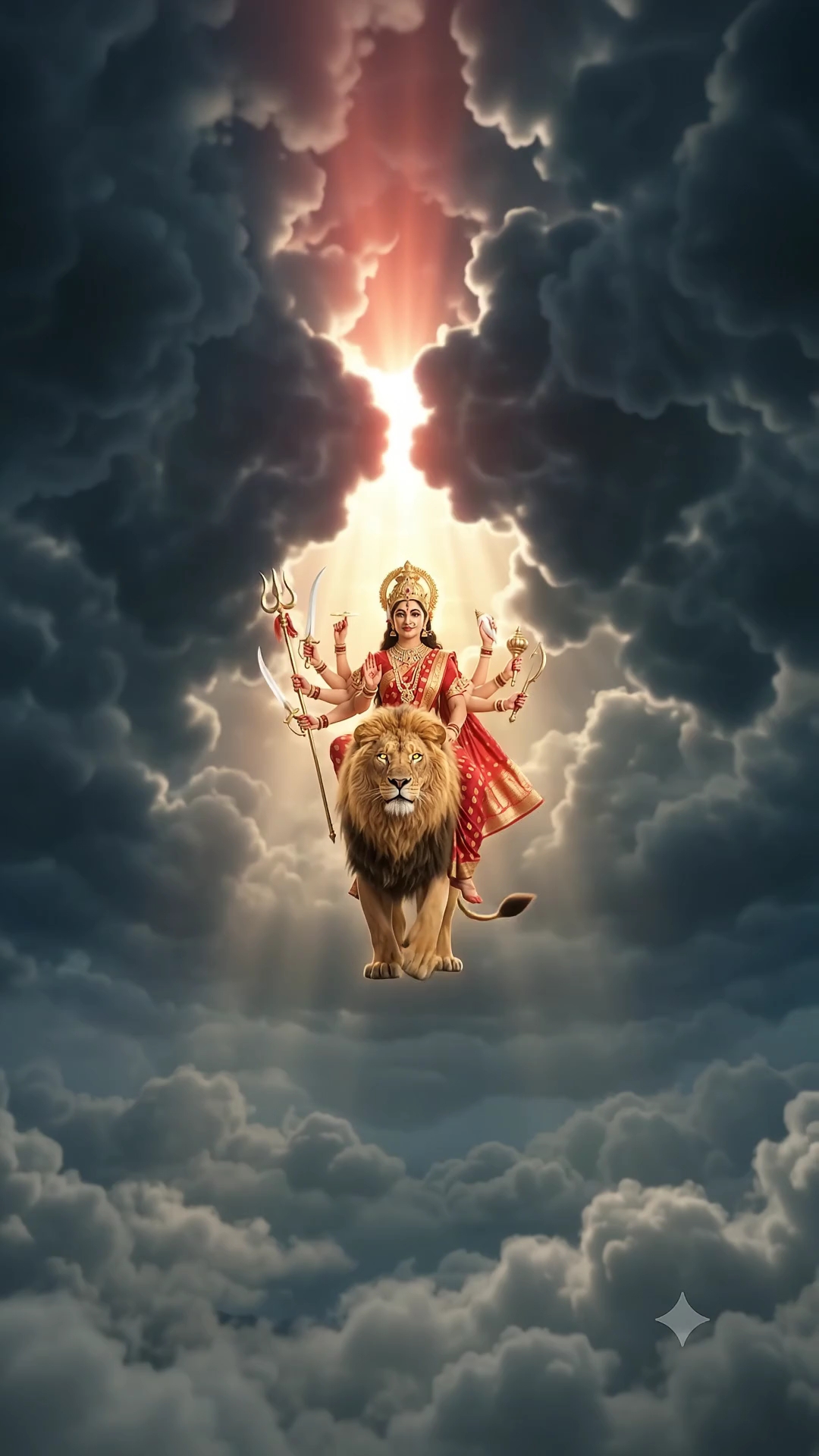 🙏 माँ दुर्गा का दिव्य अवतार 🔱 😍 | जय माता दी 🚩 #shorts #matarani