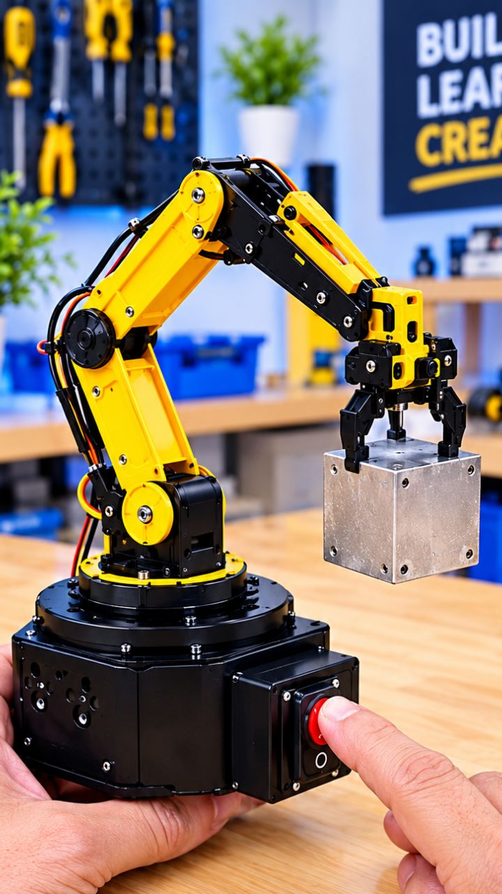 🤯 This Tiny Robot Can Pick Up Real Objects! 🤖🔥 #Shorts
