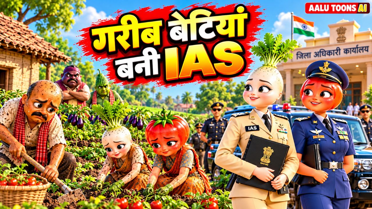 गरीब बेटियां बनी अफसर | एक IAS, दूसरी Air Force Officer | Vegetable Story | Emotional Stories 

गरीब