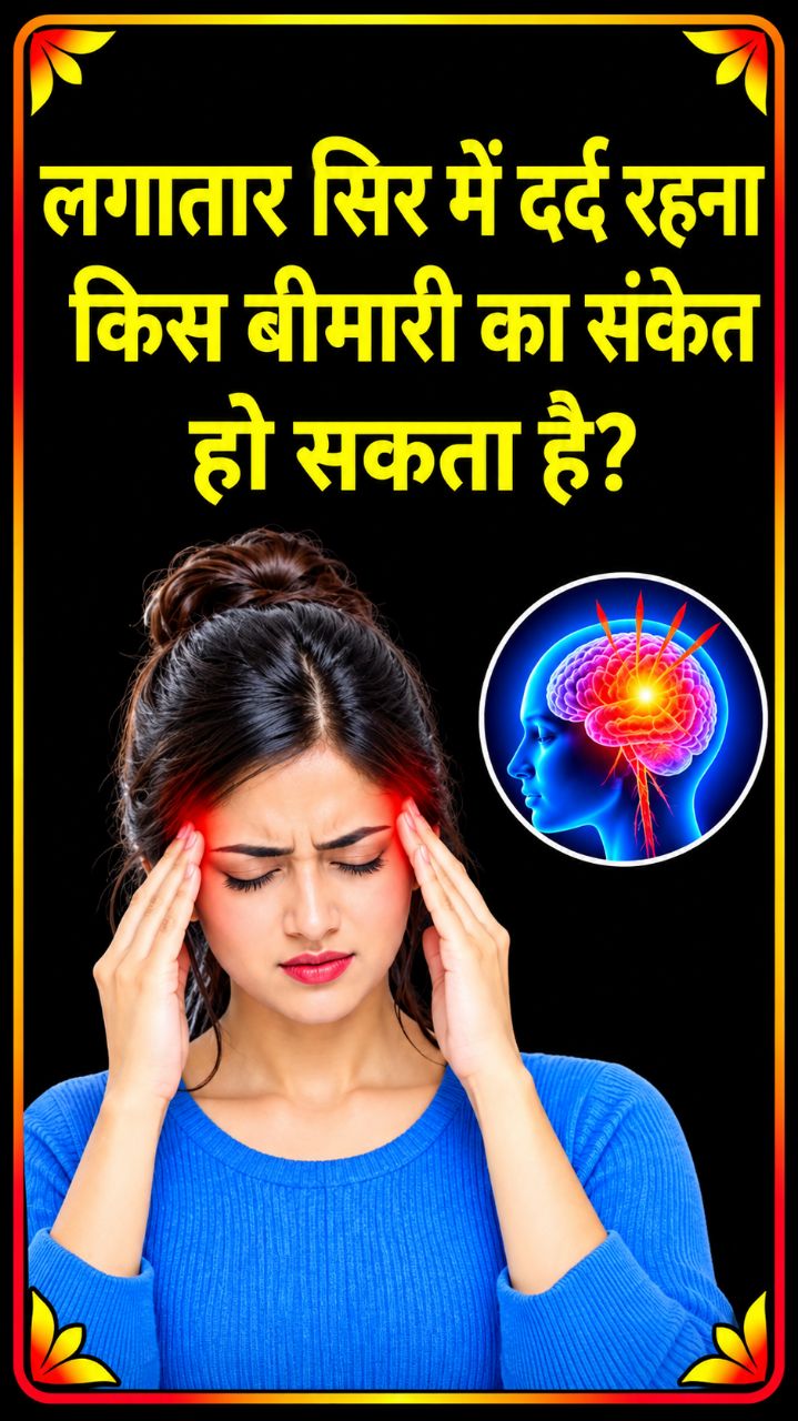 😱 लगातार सिर दर्द होना किस बीमारी का संकेत है? 🧠 जानिए सच!