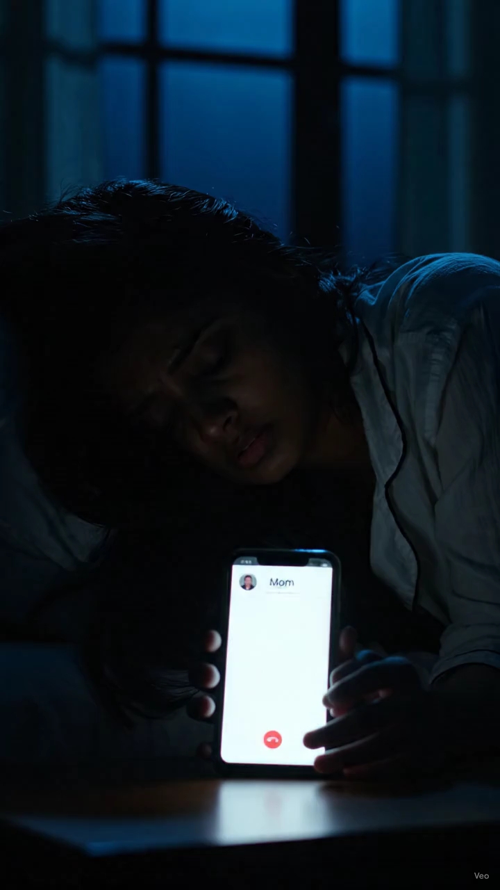 Maa ke phon pe aaddhi raat coll aya