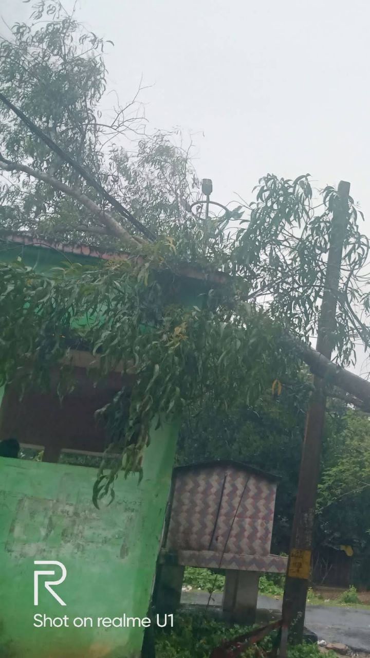 ବାତ୍ୟା ଅର୍ଣ୍ଣପ ର ଦୃଶ୍ୟ ଦେଖ 🌧️✅ #bideo #treading#viral#reels