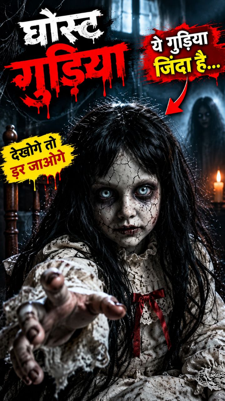 👻 इस गुड़िया को रात में अकेले मत देखना! 😱 #horror #gudiyahorror