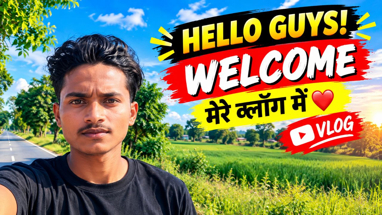 🎬 Title: My Village Vlog 🌿 | देसी लाइफ ❤️ | Pawan Bhai