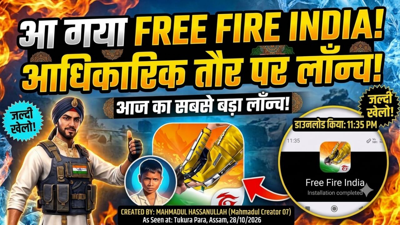 Free fire India is back @Bideo