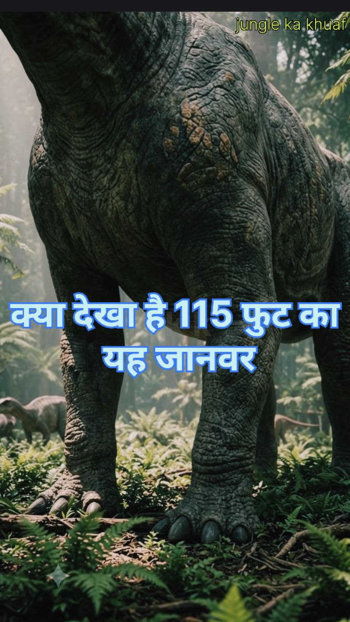करोड़ों साल पहले का सबसे विशाल डायनासोर 😱 | Argentinosaurus Facts in Hindi #Shorts