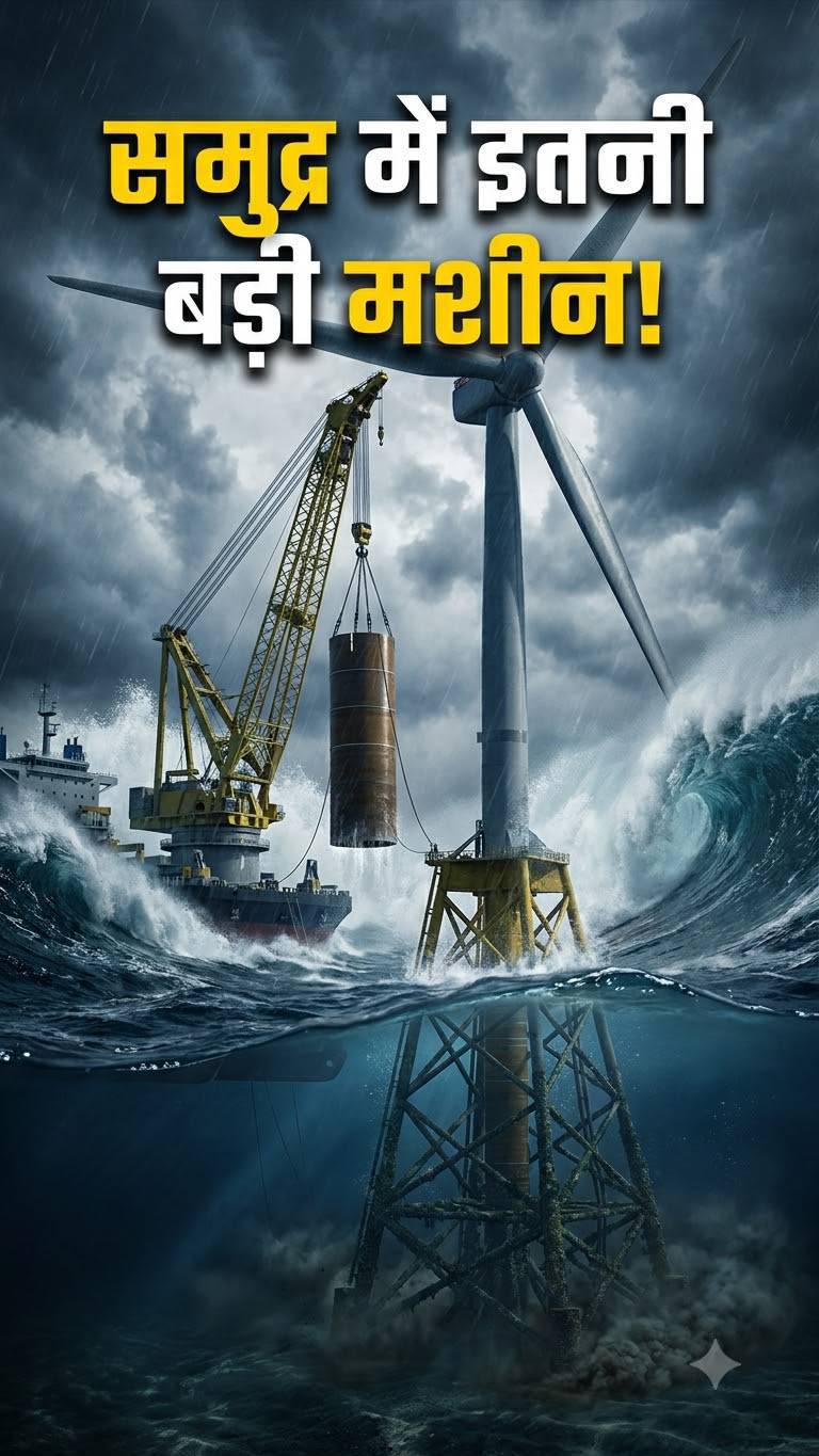 Samudra wind turbine construction