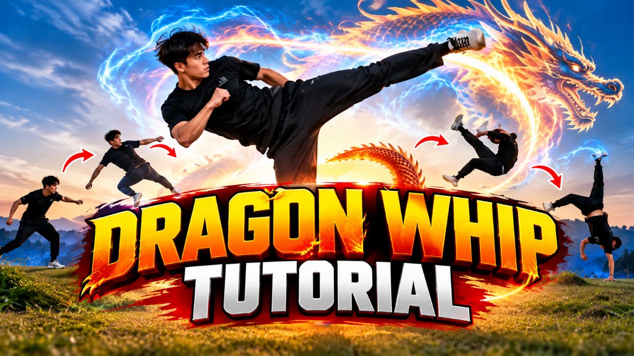 Dragon Whip Mastery 🐉🔥 | Learn This Incredible Tricking Move
