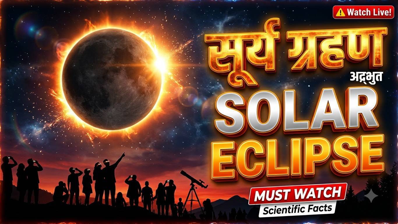🌞 सूर्य ग्रहण का रहस्य 😱 | Surya Grahan Kaise Lagta Hai? | Amazing Facts #shorts
