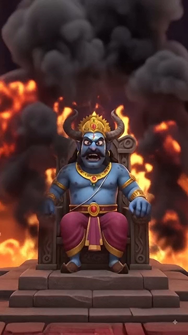 #YamrajComedy #3DCartoon #HindiComedy #FunnyVideo #YamLok #ViralShorts