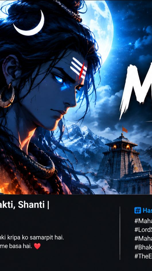 🔱 हर हर महादेव 🙏 | ॐ नमः शिवाय 🕉️ | Mahadev Drawing #shorts