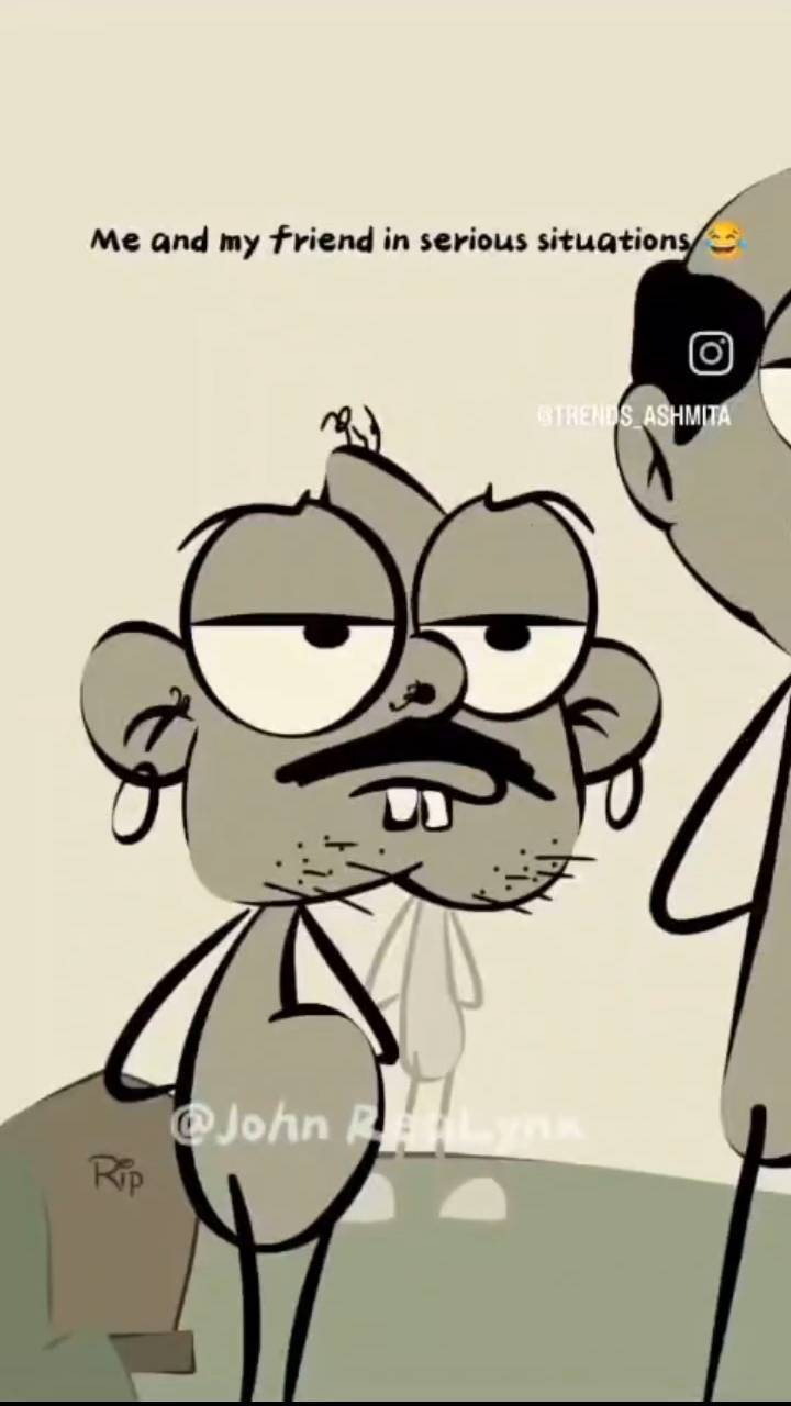 😂 Me and My Friend in Serious Situations 🤣 | Funny Cartoon @cartoonfunny11 #Shorts