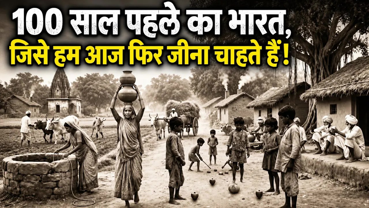 100 साल पहले का भारत, जिसे हम आज फिर जीना चाहते हैं | पुराने भारत की अनसुनी कहानी | DS3