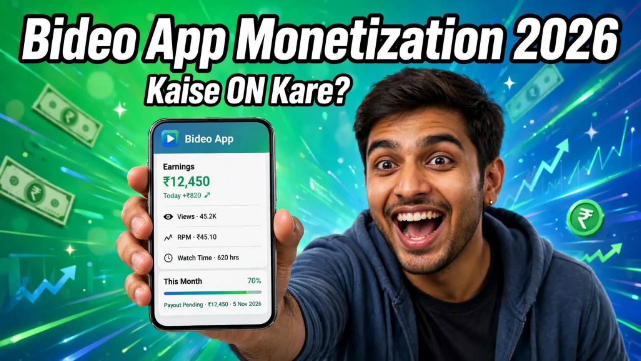 Bideo app par Monetization New Update 2026 | Channel Monetize Kaise Kare . Kay hai rull