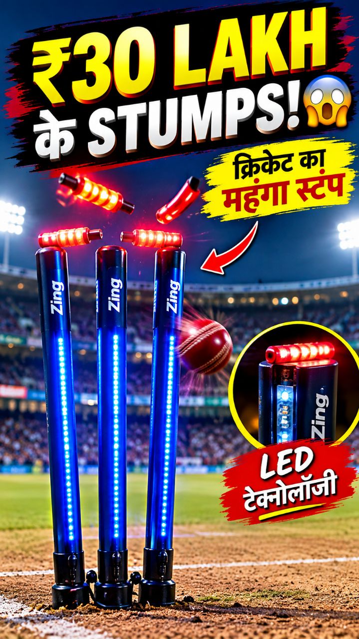 😱 क्रिकेट के स्टंप्स की कीमत ₹30 लाख! 🏏 | Amazing Cricket Fact.