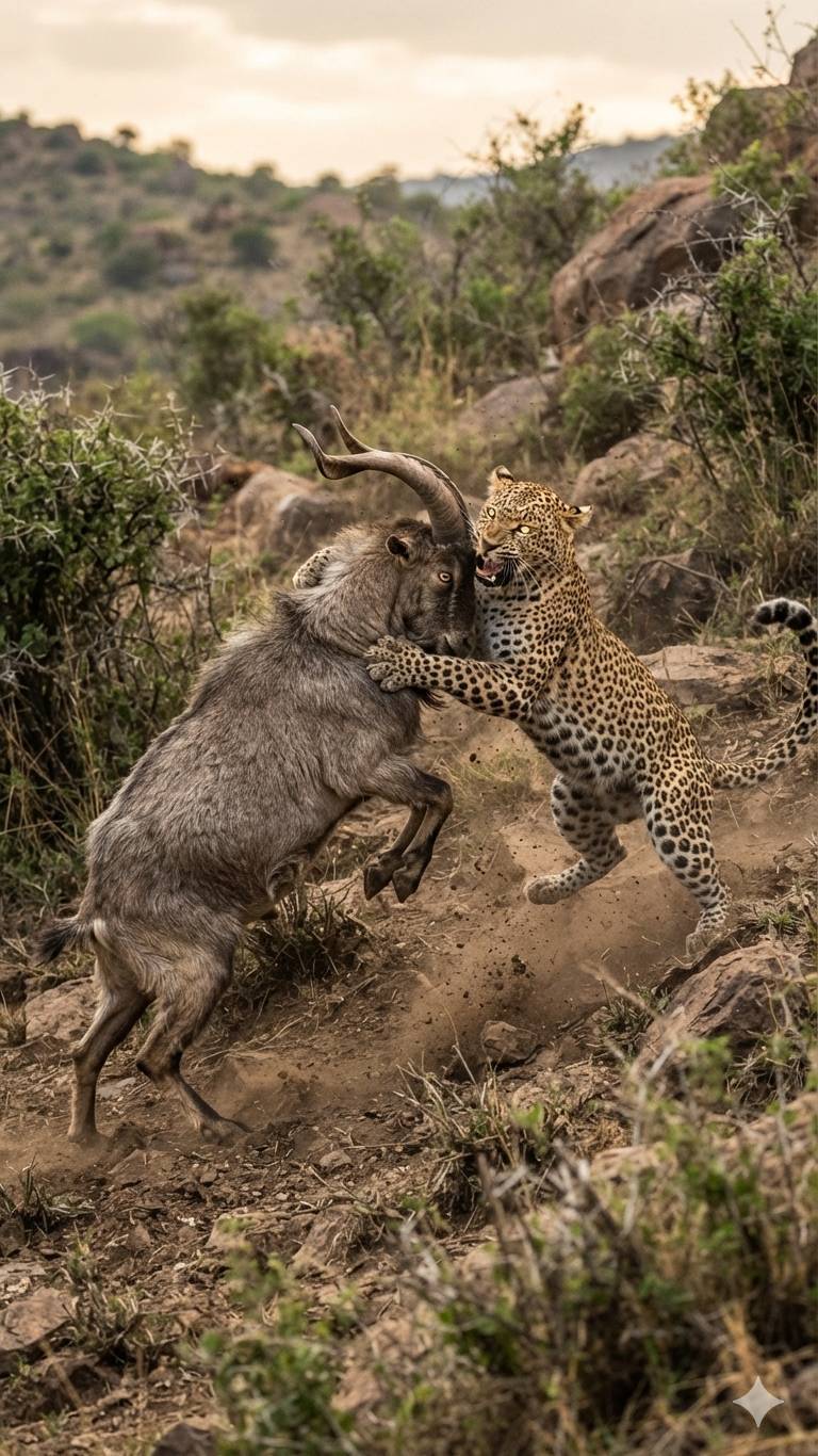 Leopard vs Wild Antelope 🐆 | Incredible Wildlife Encounter!