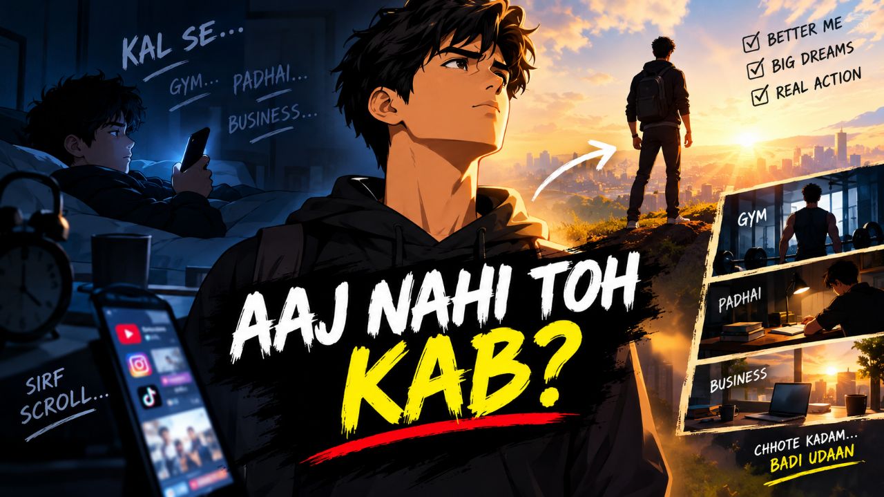 Aaj Nahi Toh Kab? 🔥 | Stop Wasting Your Time | Hindi Motivation