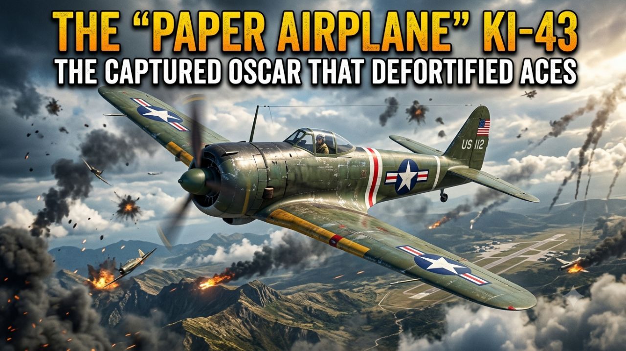 American Pilots Flew a Captured Ki-43 - Called It a "Paper Airplane