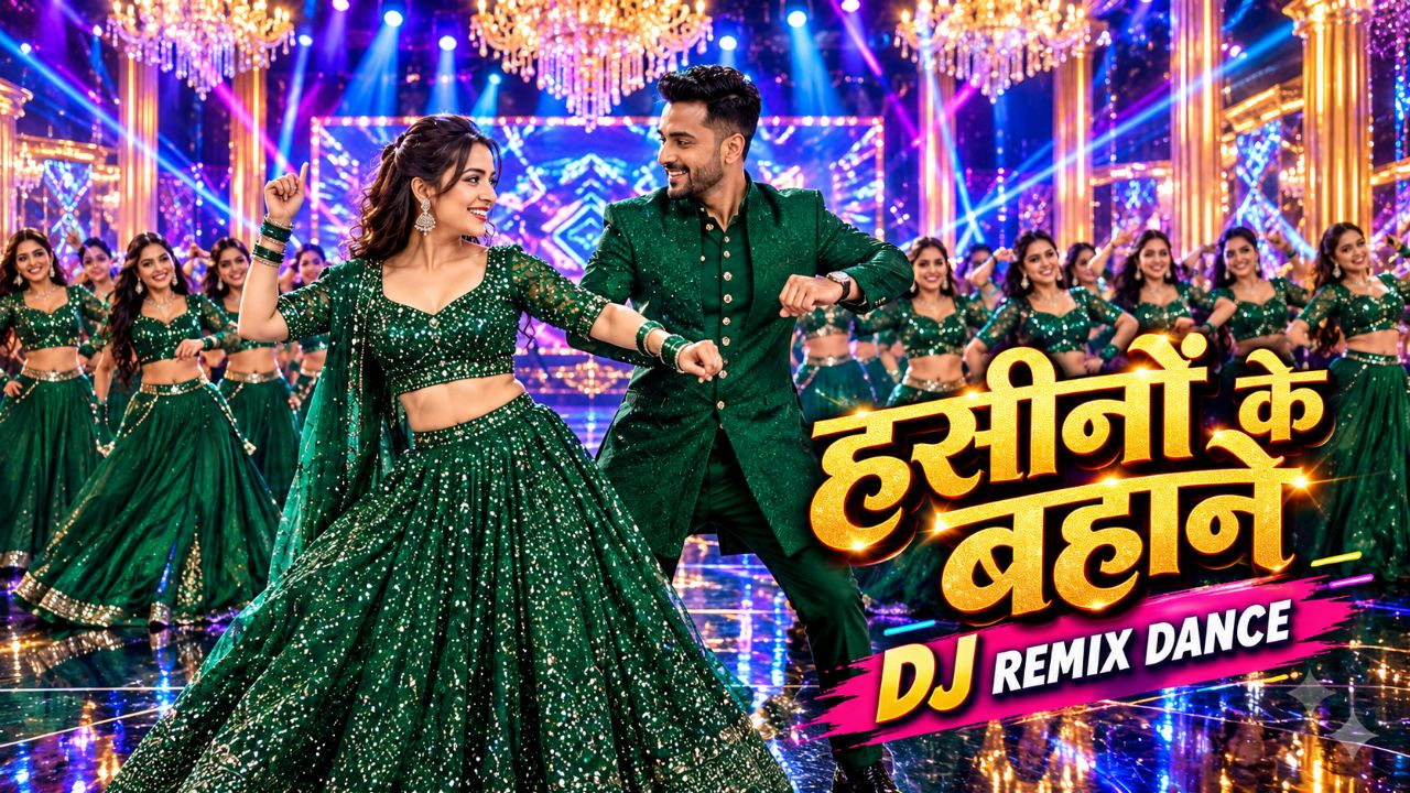 हसीनों के बहाने 💃🔥 DJ Remix Dance Song | Bollywood Dance | New Hindi Remix 2026