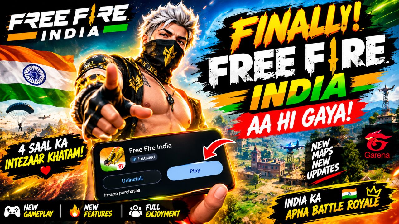 Finally free fire India is back