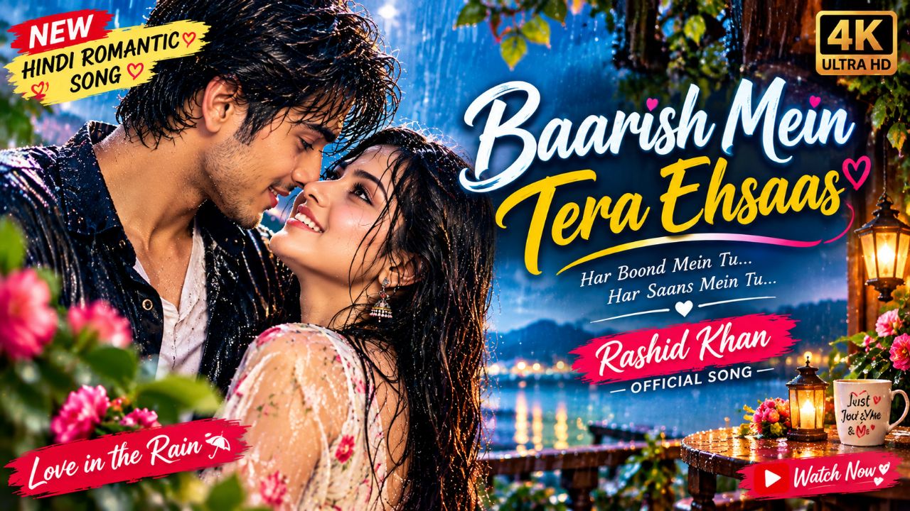 Barsaat Mein Tera Ehsaas | Romantic Hindi Rain Song ❤️🌧️