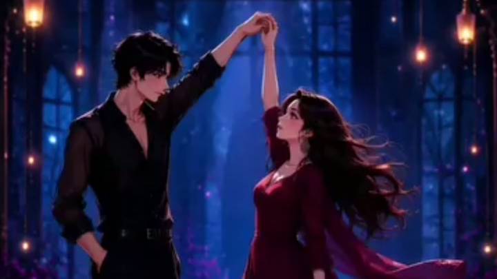 Dancing through magic, lost in love ✨❤️ #AnimatedLove #Romantic