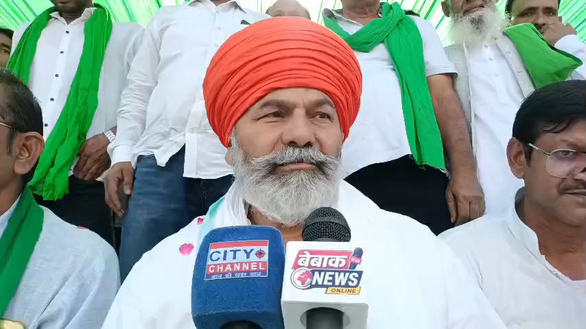 मुरादाबाद के अगवानपुर में गरजे राकेश टिकैत सरकार पर साधा निशाना बोले देश में सब कुछ ठीक नहीं मुरादाब