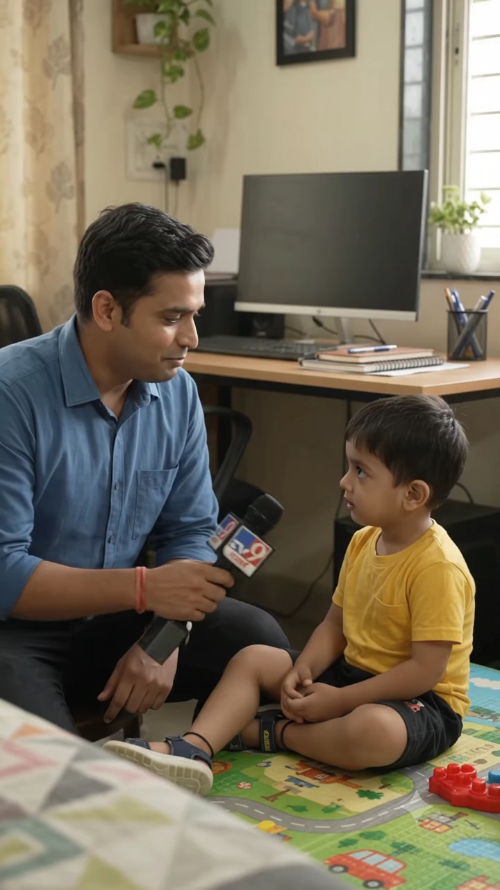 beta papa office kyon jata hai | AI Shorts Content | #ai #shorts #viral