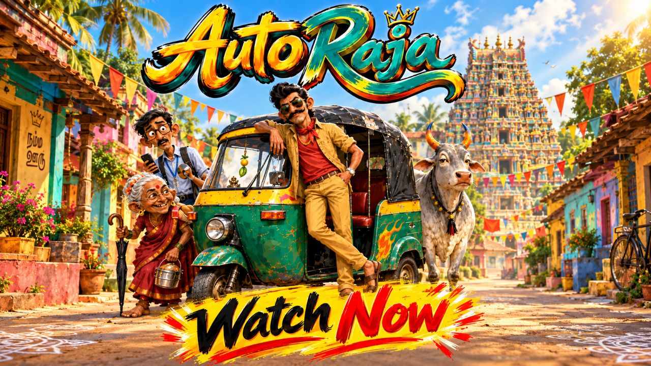 Auto Raja 😂🔥 | South Indian Village Comedy Ka Baap! 🚖🐂
