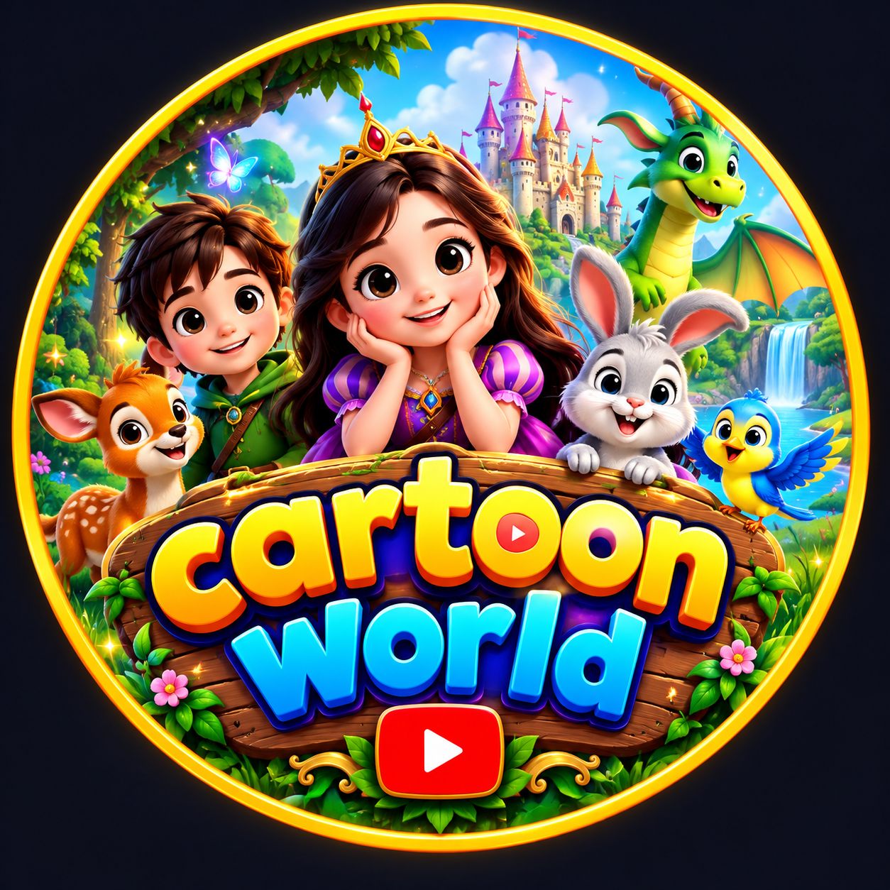 Cartoon world ç on Bideo