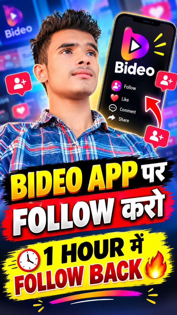 Aap hame follow kare ham apko abhi follow back defe nahi dege to unfollow kar dena ok 1 ganta ke and