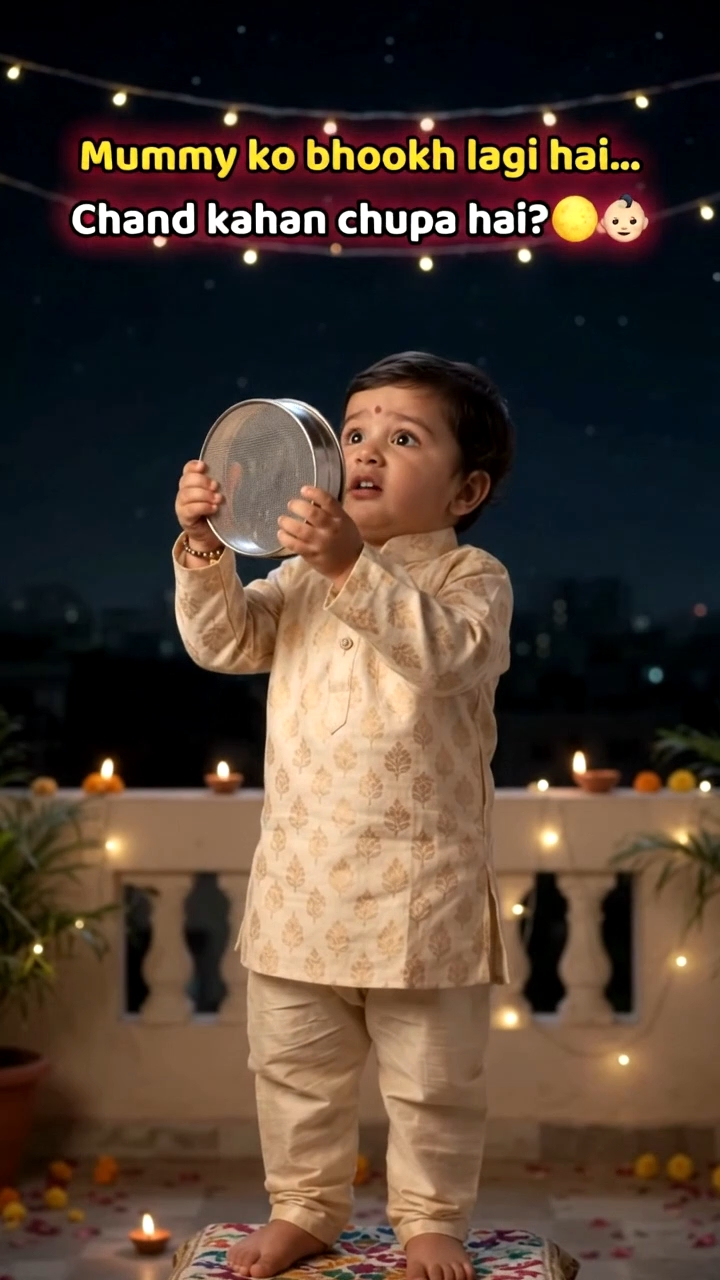 Jab Mummy Ko Lagi Bhookh aur Bachhe Ne Nikal Diya Chand! 😂 चाँद मामा वर्सेस एंग्री बेबी #shorts
