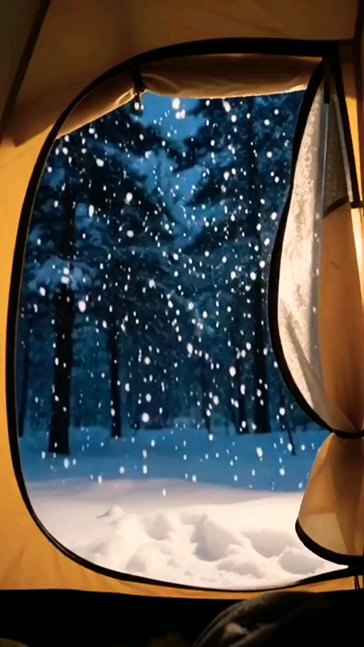 Cozy Tent Camping in Heavy Rain