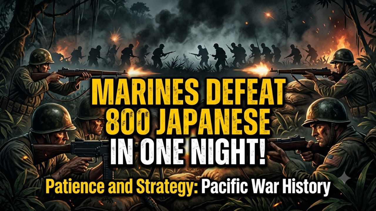 Why U.S. Marines Let Japanese Troops Get "Too Close" - And Killed 800 in One Night