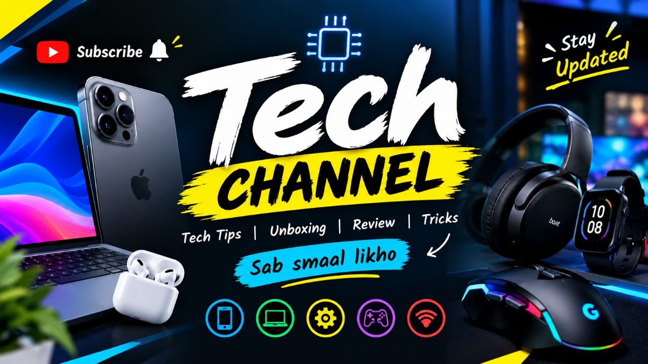 Tech channel yt promotion