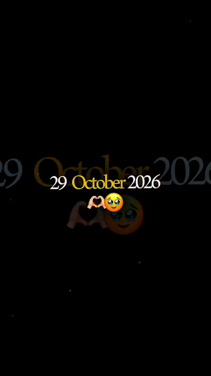 29 October 2026