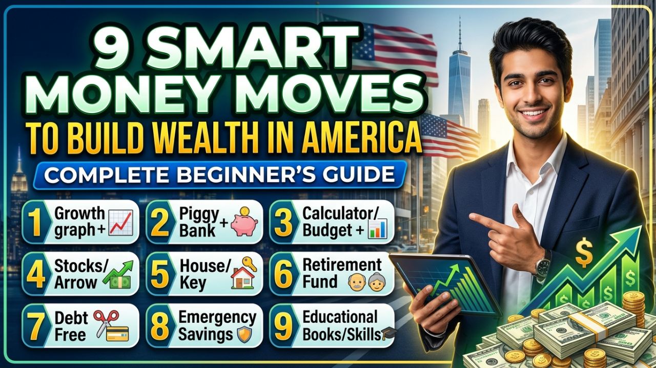 9 Smart Money Moves to Build Wealth in America 💰 | Complete Beginner’s Guide