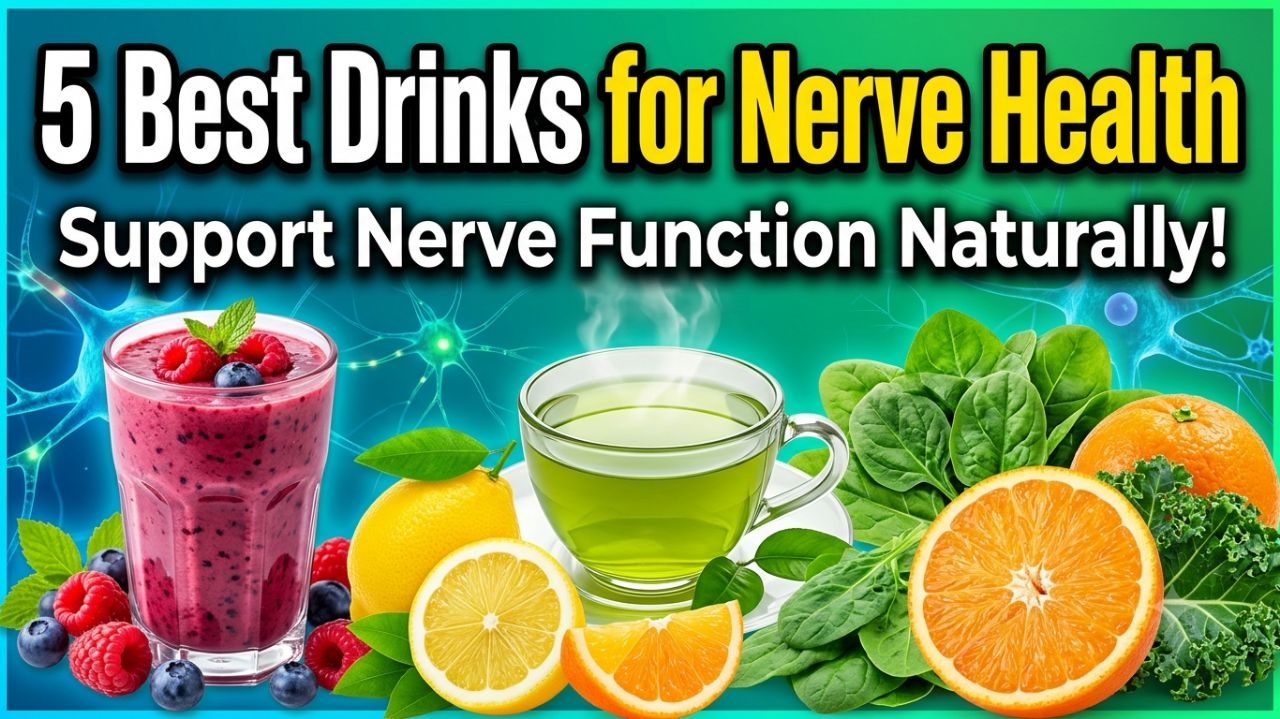 5 Best Drinks for Nerve Health |
Support Nerve Function Naturally!