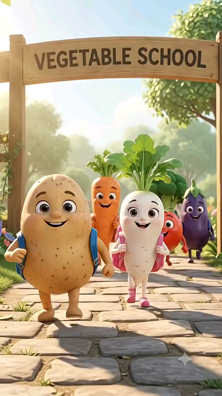 Vegetable School – सब्जियों की मजेदार दुनिया! 🌱YouTube Shorts: 🥦 Vegetable School 🥕 | Healthy