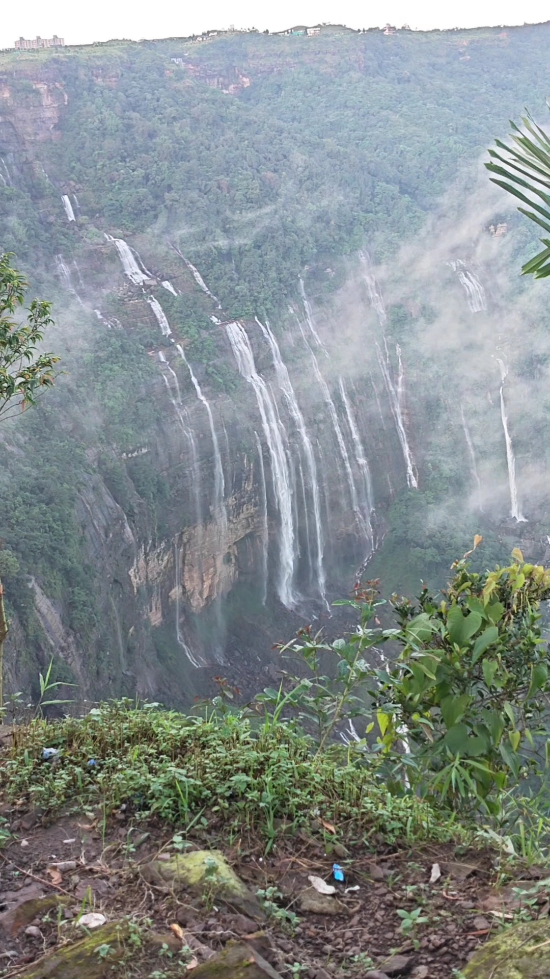 ♥️Seven Sisters Waterfall Maghallay Cherapunji ♥️