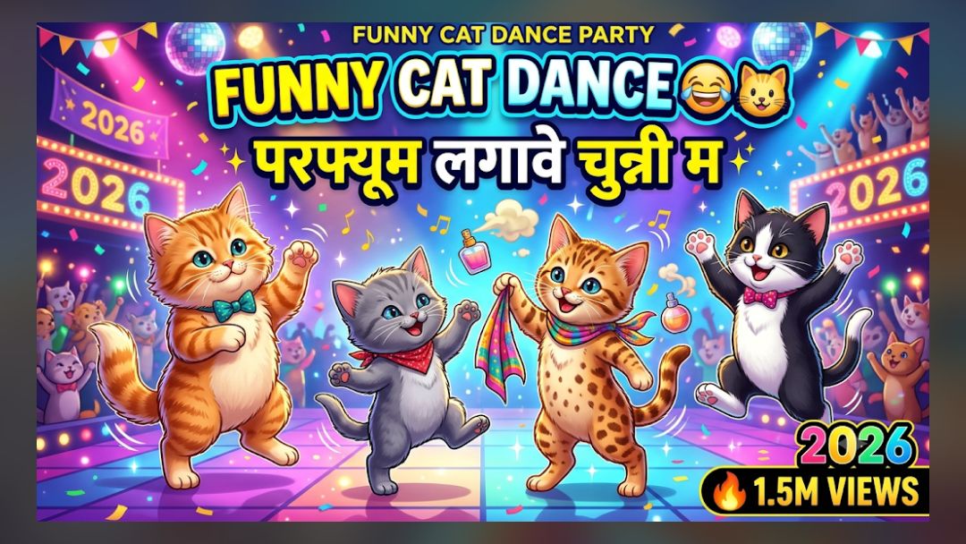Funny Cat Dance 😂🐱 | परफ्यूम लगावे चुन्नी म | Cutest Kittens Dance 2026 😹💃
🔥