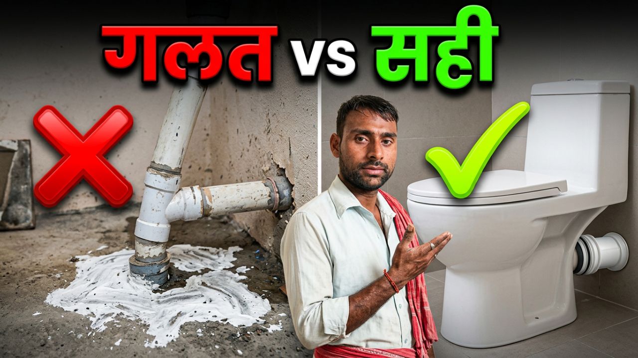 सीट लगाते समय ध्यान रखें #santoshplumbing