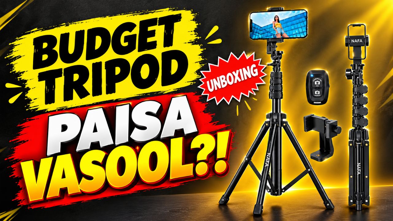 💥 Budget Tripod Unboxing 📦🔥 | Paisa Vasool Hai Ya Nahi? 🤔📸

Naya Tripod, Nayi Shuruaat! 🎥😍