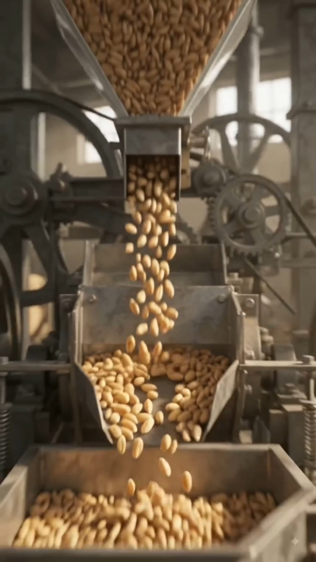 🌾 गेहूँ से आटा कैसे बनता है? 😱⚙️ #Shorts #FlourMill #Machine