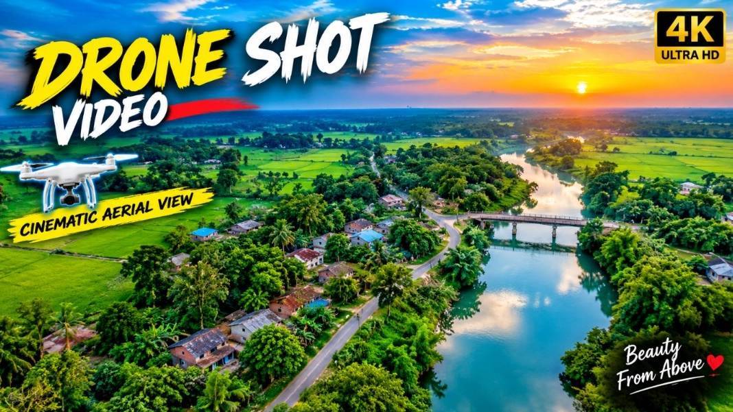 Whatsapp se drone shot video kaise banaye