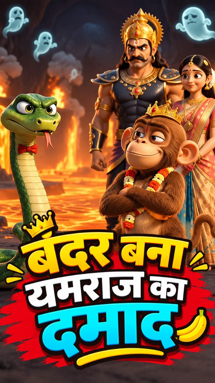Bandar bana yamaraj ka damad bhai....😂😂😂🤣🤣🤣