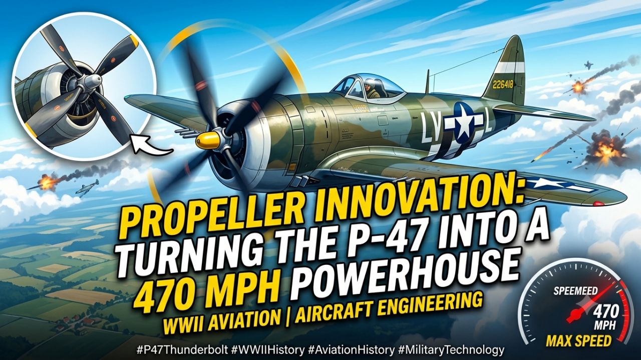 How One Engineer's "Stupid" Propeller Trick Made the P-47 a 470 MPH Monster