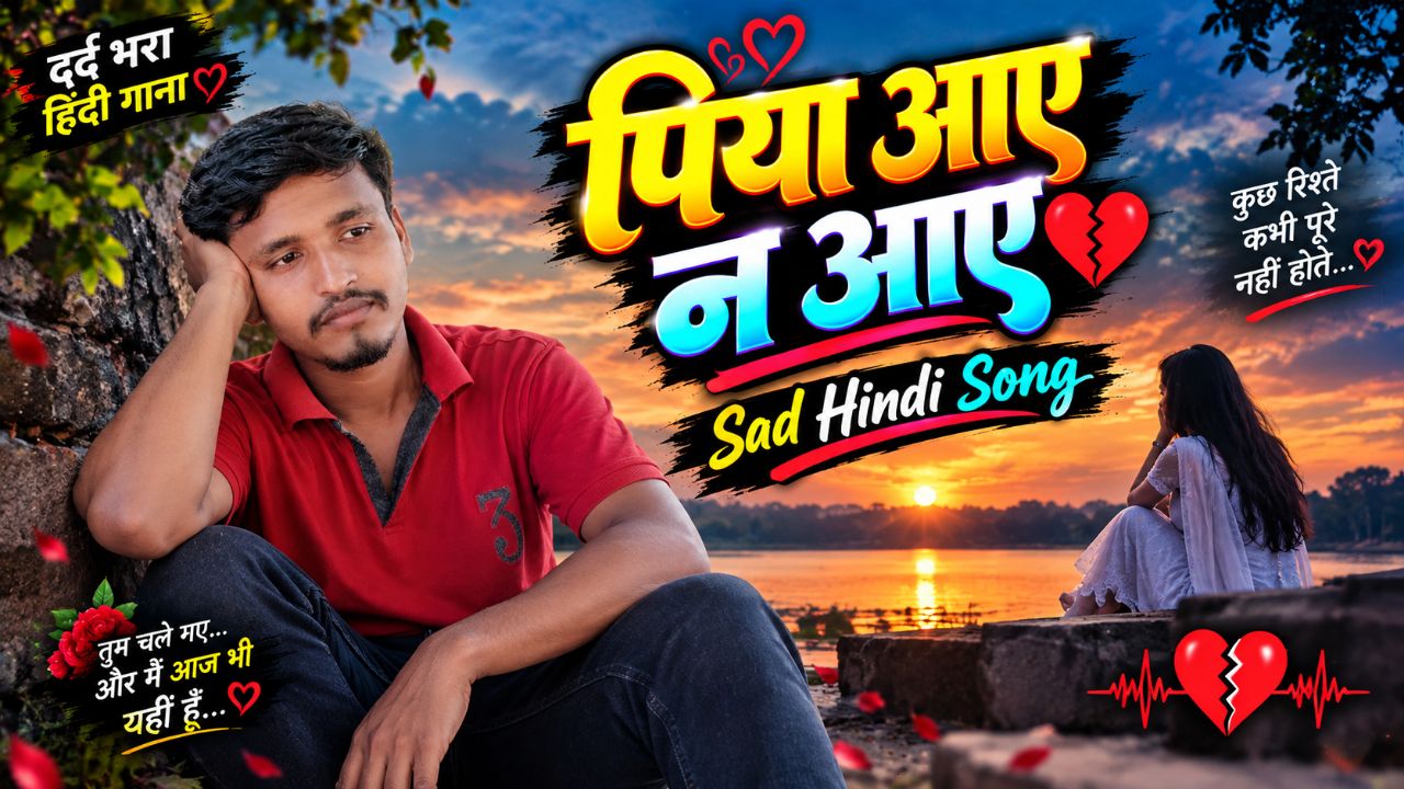 💔 पिया आए न आए 😭 | दर्द भरा हिंदी गाना ❤️ | Sad Hindi Song | Broken Heart 💔